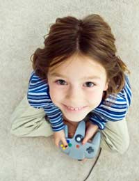 Computer Games Consoles Children Screen